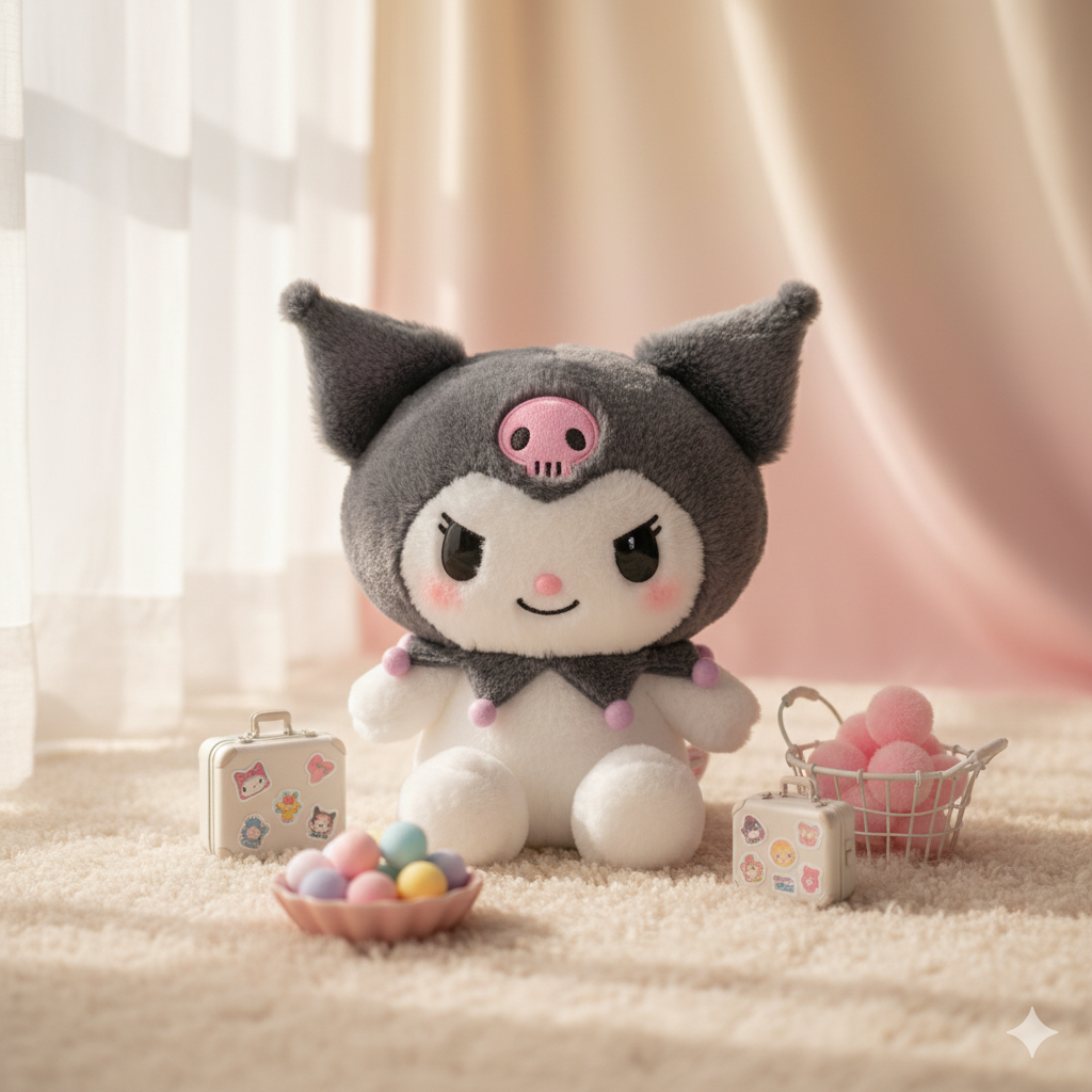 A-【Sanrio】Ensemble Valise de la Chance – Édition 14 po